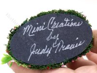 (image for) Miniature Tulips and Pansies in Soil by Mini Creations by Judy