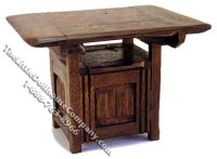 (image for) Miniature Tudor Style Monks Table for Dollhouses