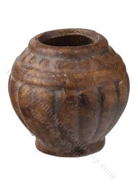 (image for) Miniature Aged Round Pot for Dollhouses