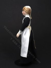 (image for) As Is Vintage Miniature Victorian Maid Doll by Jill Nix for Dollhouses