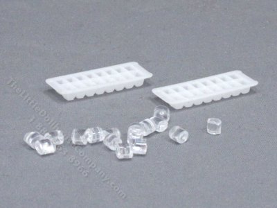 (image for) Miniature Pair of Ice Trays for Dollhouses