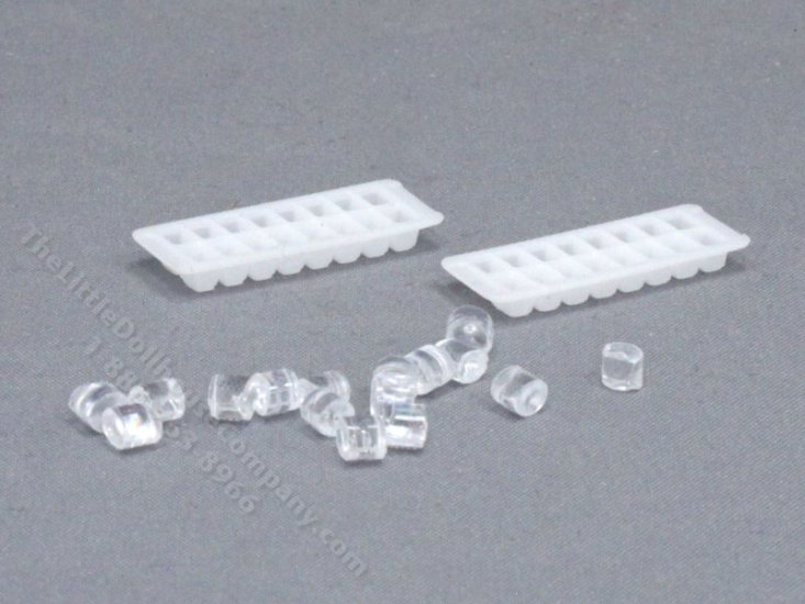(image for) Miniature Pair of Ice Trays for Dollhouses