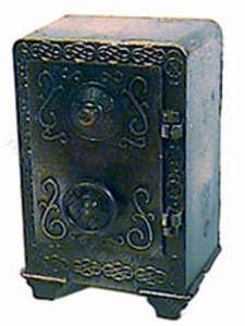 (image for) Miniature Working Safe for Dollhouses