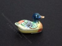 (image for) Miniature Porcelain Duck Dish for Dollhouses