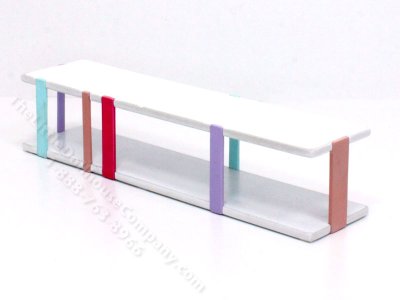 (image for) Miniature Multi-Coloured Shelf by PRD Miniatures