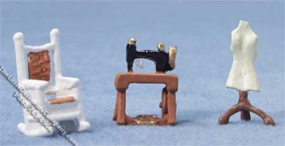(image for) 1/144" Sewing Room Set for Dollhouses