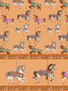 (image for) Dollhouse Scale Model Children's Wainscott Wallpaper