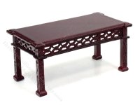 (image for) Dollhouse Miniature Mahogany Coffee Table