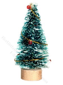 (image for) Miniature 1.5" Christmas Tree Decoration for Dollhouses