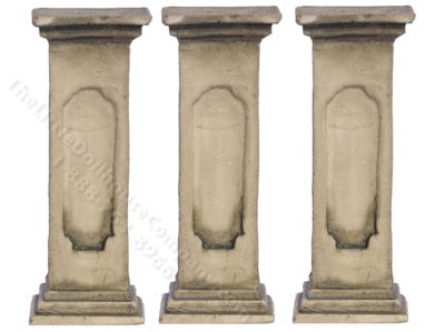 (image for) Miniature Green Pedestal for Dollhouses