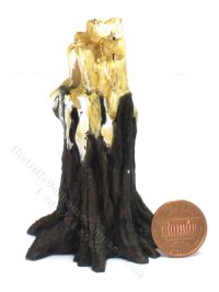 (image for) Miniature Tree Stump Candelabra