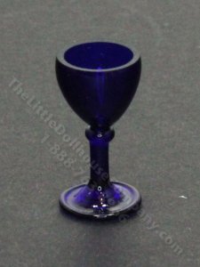 (image for) Miniature Blue Wine Goblet by Gerd Felka