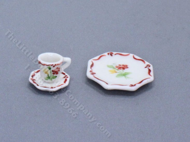 (image for) Vintage Miniature Three Piece Place Setting