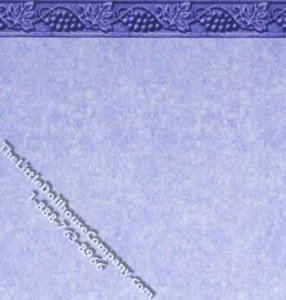 (image for) Purple on Blue Pattern Miniature Wallpaper for Dollhouses