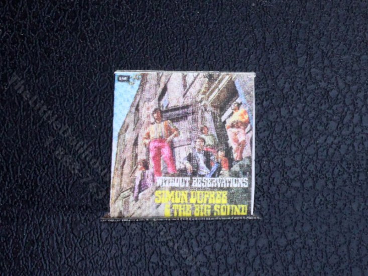 (image for) Miniature Simon Dupree Vinyl Record Sleeve for Dollhouses