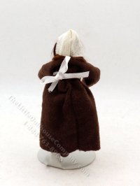 (image for) Miniature Medieval Girl in Brown by Detta's Darling Dolls