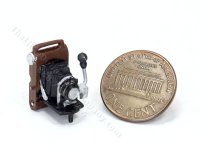 (image for) Miniature Antique Style Bellows Camera for Dollhouses