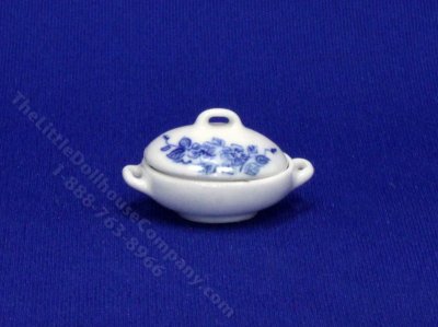 (image for) Miniature Small China Casserole Dish by Rachel Munday