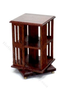 (image for) Miniature Spinning Library Table for Dollhouses