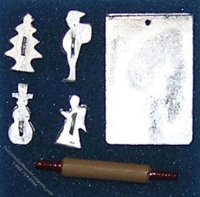 (image for) Miniature Xmas Cookie Set for Dollhouses