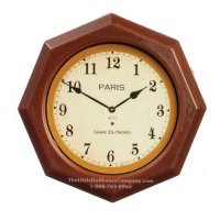 (image for) Dollhouse Scale Model Octagon Wall Clock