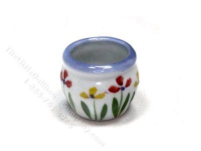 (image for) Miniature Ceramic Flower Pot for Dollhouses
