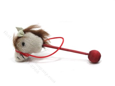 (image for) Miniature Stuffed Hobby Horse for Dollhouses