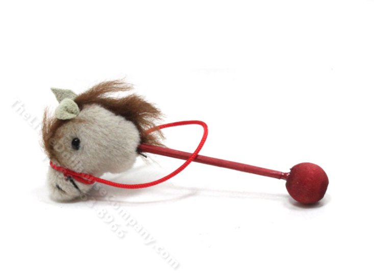 (image for) Miniature Stuffed Hobby Horse for Dollhouses