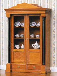 (image for) Miniature Simplified Empire or Biedermeier Display Cabinet Kit