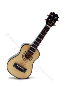 (image for) Miniature Acoustic Guitar for Dollhouses