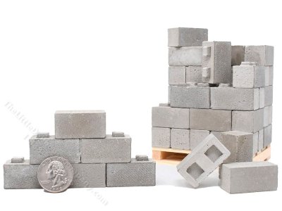 (image for) Miniature Construct-a-Block Pallet for Dollhouses