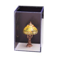 (image for) Miniature Tiffany Lamp Autumn Pattern for Dollhouses