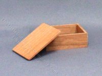 (image for) Vintage Miniature Wooden Box for Dollhouses