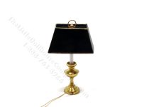 (image for) Miniature 12v Rectangular Table Lamp for Dollhouses - Black