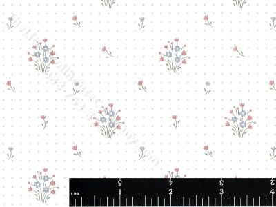 (image for) Simple Bouquet Miniature Wallpaper for Dollhouses