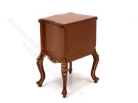 (image for) Miniature Walnut American Victorian Nightstand for Dollhouses