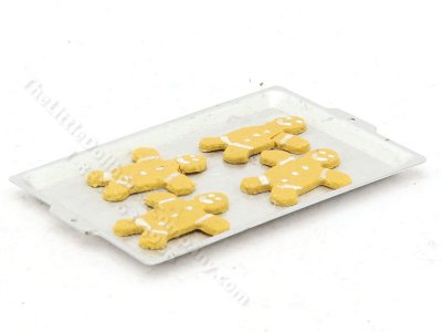 (image for) Miniature Tray of Gingerbread Men by Sylvia Clarke