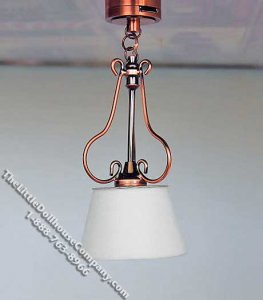 (image for) Miniature Battery '3rd Ave.' Copper Ceiling Light