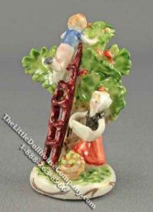 (image for) Miniature Apple Picking Statuette by Veronique Cornish