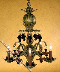 (image for) Miniature "Garden" Tuscany Chandelier