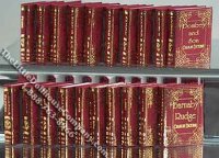 (image for) Miniature Reproduction Charles Dickens Books for Dollhouses