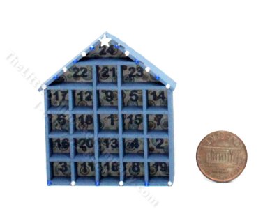 (image for) Miniature Wooden Advent Calendar by Pierluigi