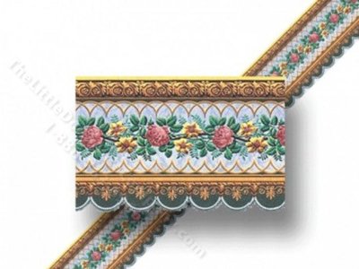 (image for) 1:24 Scale Dollhouse Wallpaper Border