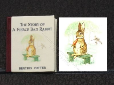 (image for) Miniature Illustrated Book: 'The Story of A Fierce Bad Rabbit'