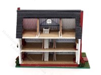 (image for) 1:144 Scale Classic Colonial Style Assembled Dollhouse