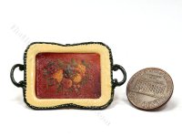(image for) Miniature Fruit Still Life Tray for Dollhouses