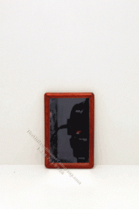 (image for) Miniature Rectangular Mirror in Wood Frame