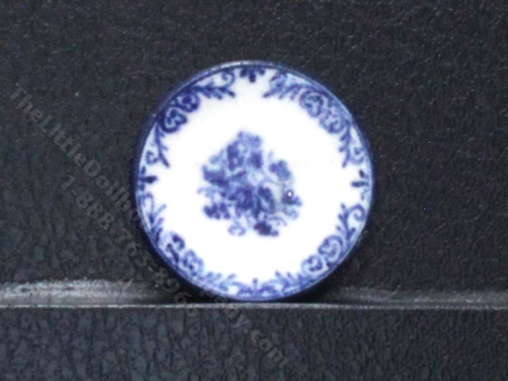 (image for) Vintage Handmade Miniature Clay Plate by J Clark
