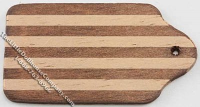 (image for) Miniature Two-Tone Cutting Board for Dollhouses