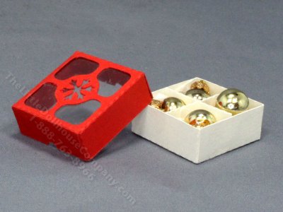 (image for) Miniature Christmas Ornaments (4 pc) for Dollhouses